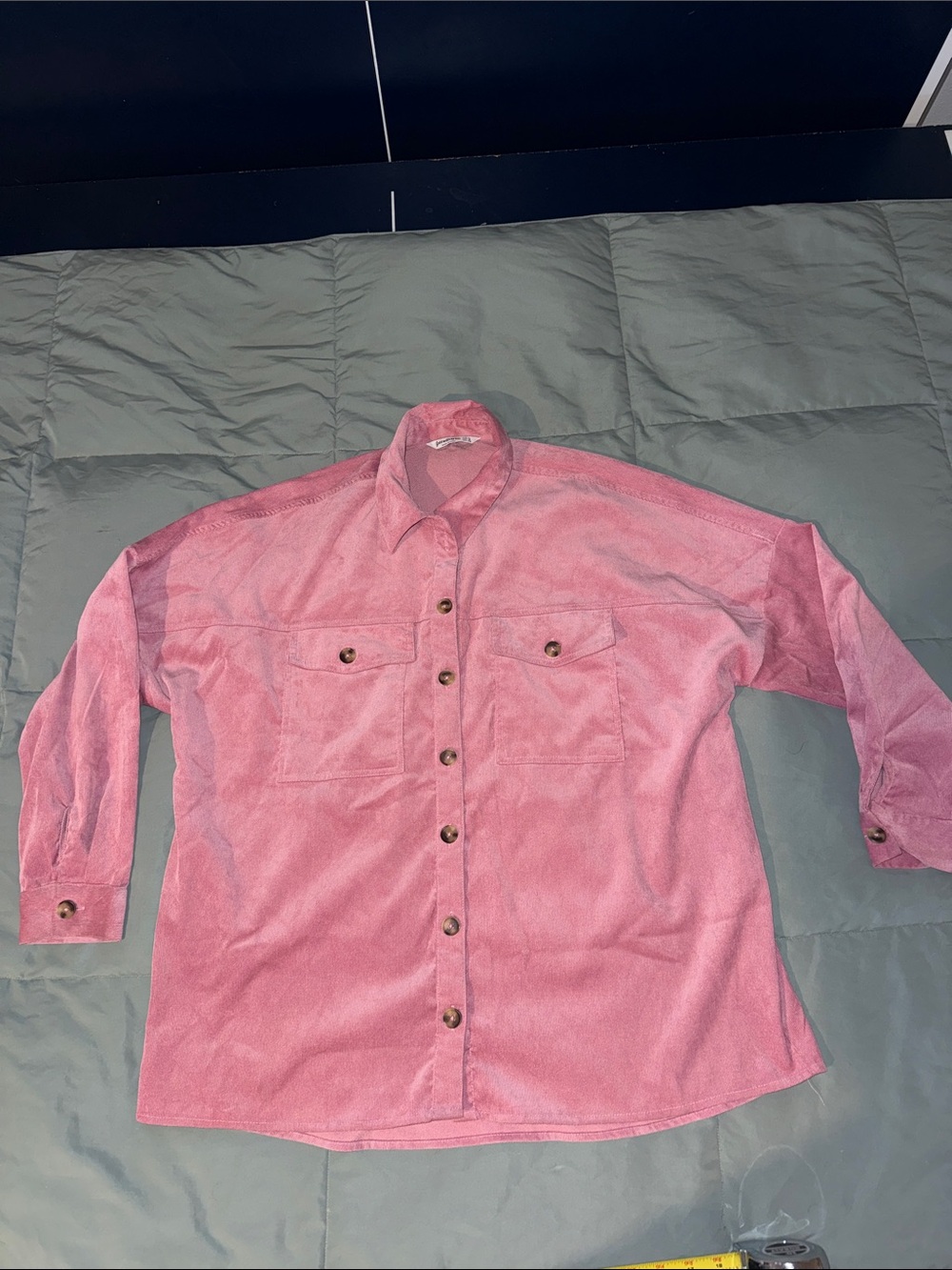 stradivarius Pink Women's Casual Button-Down Shirt